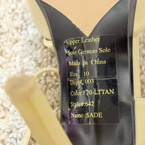 Bakers Women's Beige Heels - Picture 3 of 10